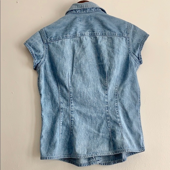 Vintage Denim fitted top - Picture 4 of 7